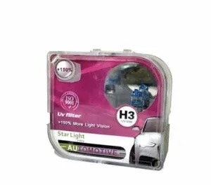 لامپ فابریک H3(55w+150%) افزایش نور استار لایت ۲ عددی