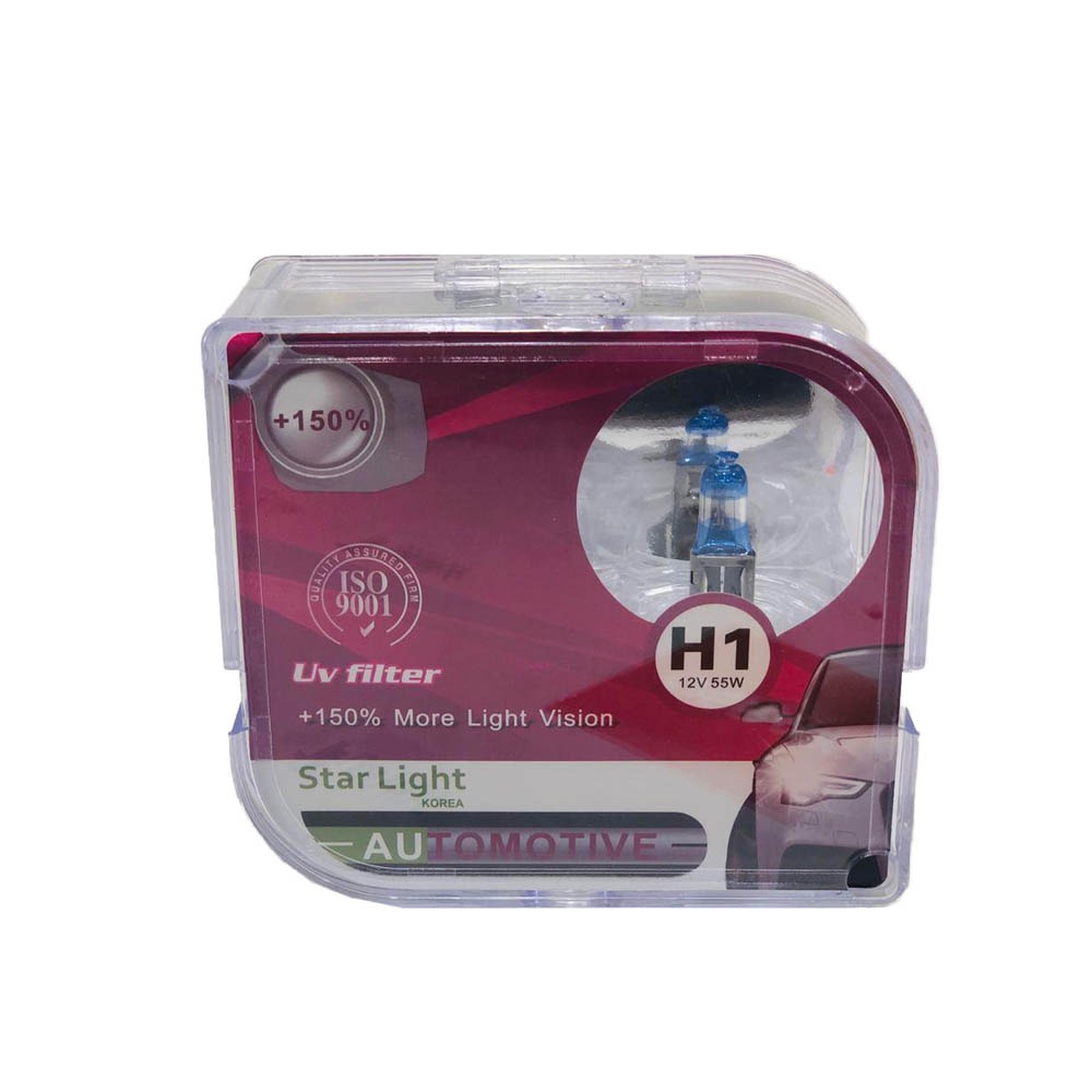 لامپ فابریک H1(55w+150%) افزایش نور استار لایت ۲ عددی